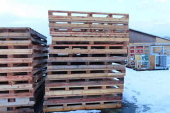 8 stk. Industripaller