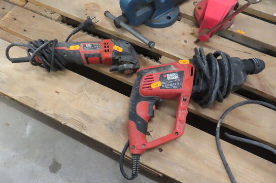 Borehammer samt multicutter BLACK & DECKER