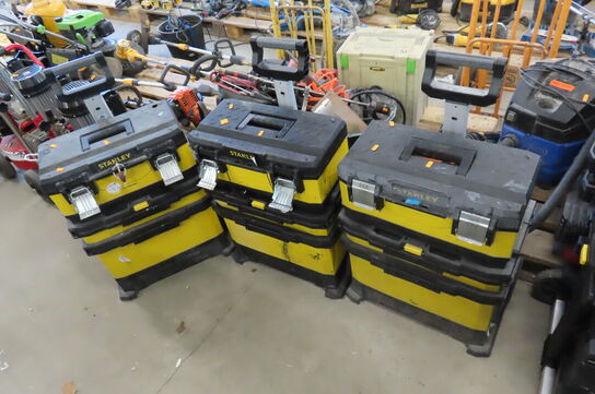 3 stk. Værktøjskasser STANLEY