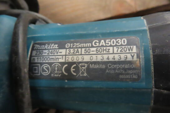 3 stk. Elværktøj MAKITA