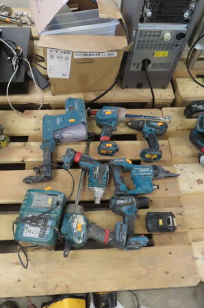 7 stk. Akku-værktøj MAKITA