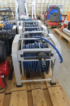 Trykluftslange med tromle