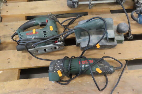 3 stk. El-værktøj BOSCH