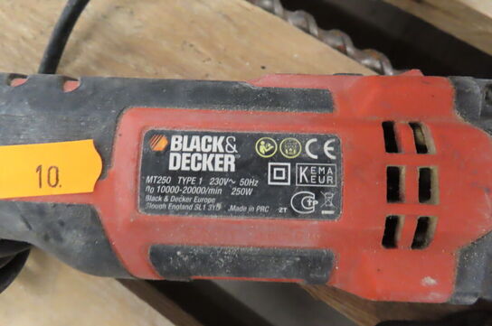 Borehammer samt multicutter BLACK & DECKER