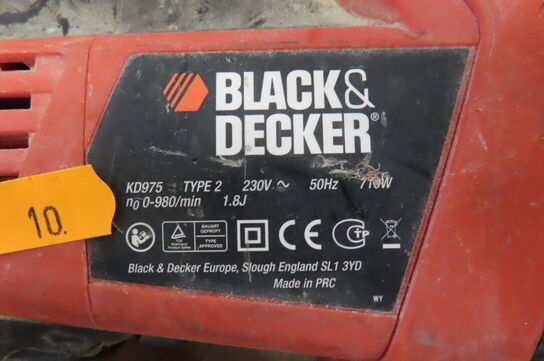 Borehammer samt multicutter BLACK & DECKER