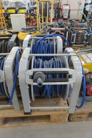 Trykluftslange med tromle