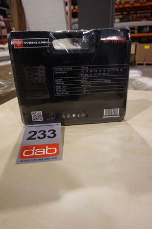 Widmann Pro slagnøglesæt  16 Dele 