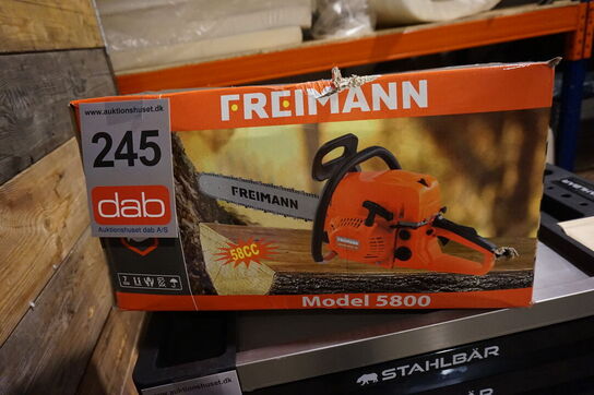 Freimann benzin kædesav 5800 58cc 20" sværd
