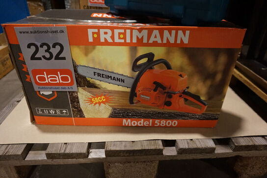 Freimann benzin kædesav 5800 58cc 20" sværd