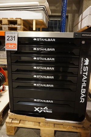 Værktøjsvogn, Stahlbär, 7 skuffer inkl. Værktøj 