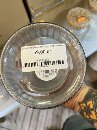 8 stk. Glasbeholder m. Låg CHIC ANTIQUE