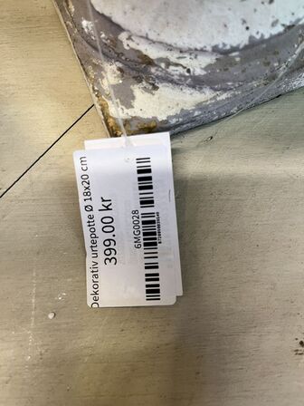 3 stk. Vaser m. Planter
