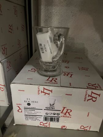 6 ks. Div. Glas LA ROCHERE