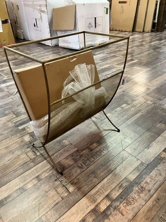 2 stk. Magasinholder i jern CHIC ANTIQUE 60,5x49x32 cm