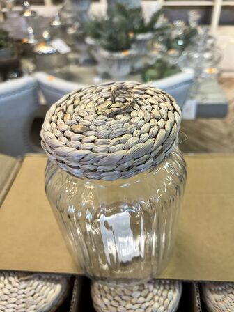 12 stk. Glasbeholder m. Låg CHIC ANTIQUE