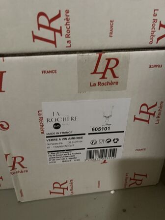 6 ks. Div. Glas LA ROCHERE