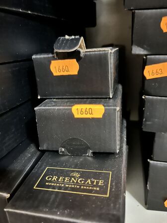 2 stk.Guld kagespartel i rustfri stål GREENGATE