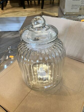 4 stk. Glasbeholder m. Låg CHIC ANTIQUE