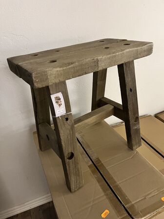2 stk. Skammel CHIC ANTIQUE 41x40x27 cm