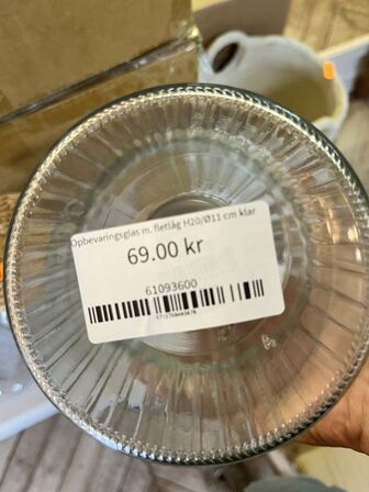 8 stk. Glasbeholder m. Låg CHIC ANTIQUE