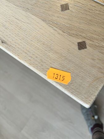 Spisebord m. Tillægsplader 320x90x76 cm