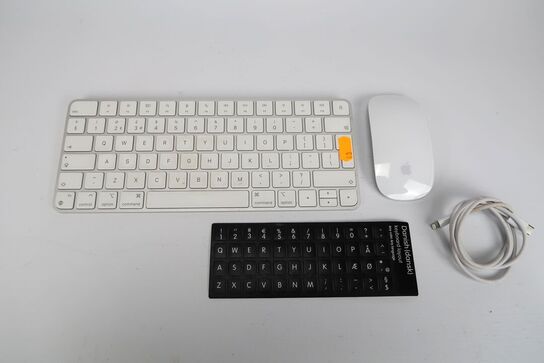 Apple trådløst tastatur, mus & kabel 