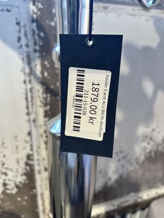 Lysestage 5 arms H: 88 cm.