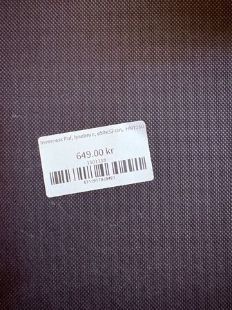 Loungestol m. fodskammel inkl. pude SETUBAL