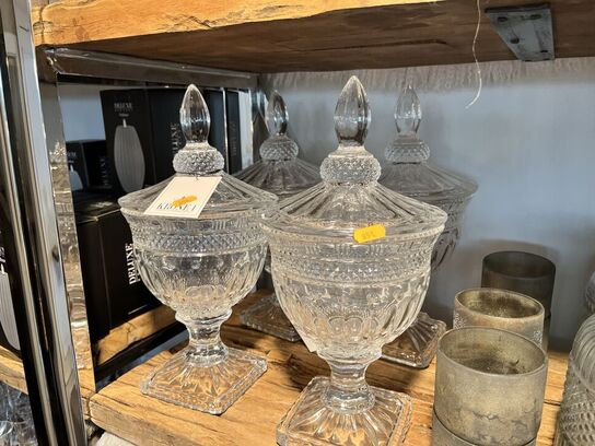 Div. Glasskåle m. Låg mm.