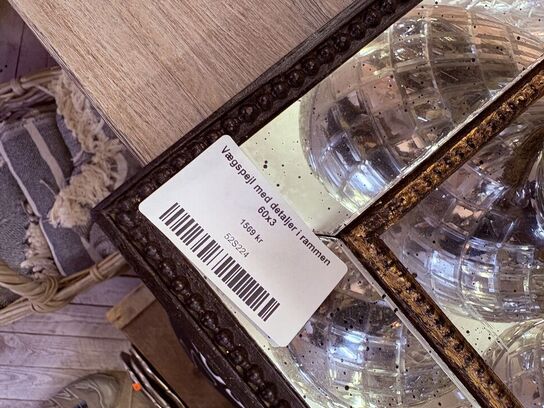 Vinglas inkl. Spejl og glas  påskeæg