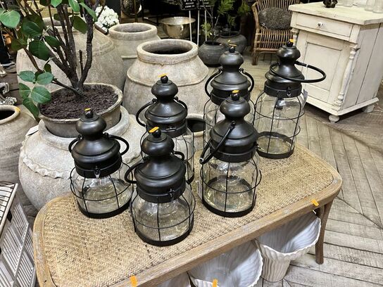 6 stk. Lanterne lamper