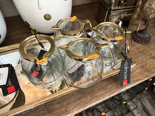 4 stk. Kander i glas COLMORE