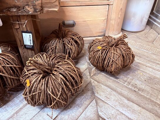 6 stk. Græskar i flet