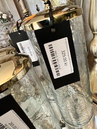 4 stk. Glasopbevaring m. låg COLMORE