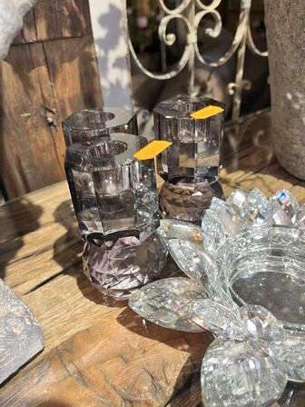 4 stk. Lysestager inkl. Fyrfadsholder