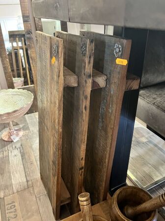 3 stk. Bakker i træ