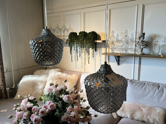 2 stk. Pendle i glas (Læs beskrivelse)