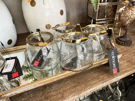 4 stk. Kander i glas COLMORE