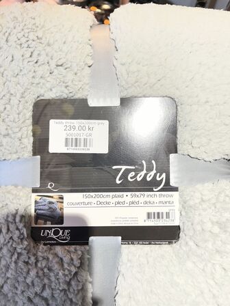 2 stk. Puder inkl. 2 stk. Plaid NATURESCOLLECTION 150x200 cm.