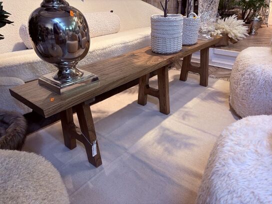 Bænk i genbrugstræ 45x180x32 cm