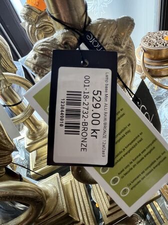 2 stk. Lamper m. Løvehoveder