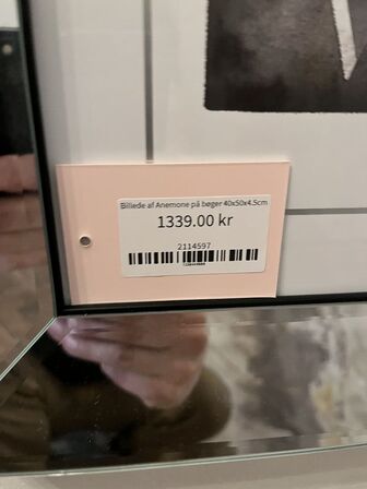 Plakat m. Ramme. CHANEL 40x50 cm