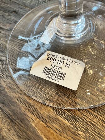 2 stk. Glasbowler m. Lys