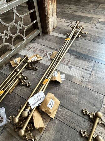 3 stk. Knagerækker H10/L60 cm.