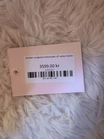 Loungestol m. fodskammel inkl. pude SETUBAL