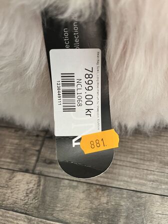 Sækkestol i fåreskin NATURESCOLLECTION 92x93 cm.