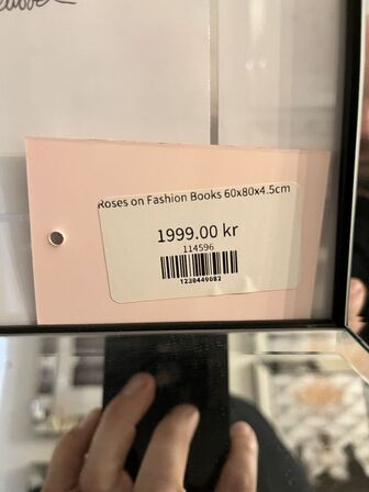 Plakat m. Ramme. VOGUE 60x80 cm.