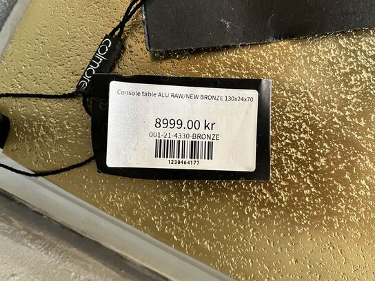 Consol bord   130x24x70 cm.