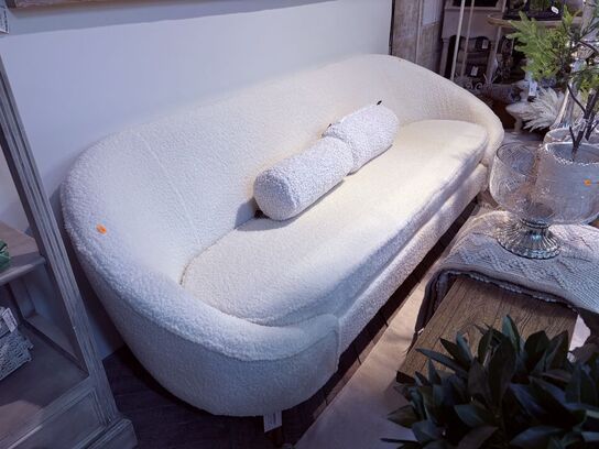 Sofa 3-personer m. Puder BANK FLORIDA SCHAAP WIT