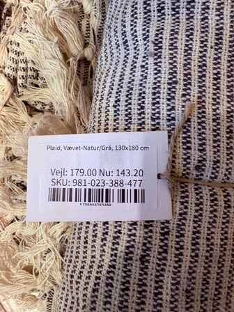 Kasse m. Tæpper 130x180 cm